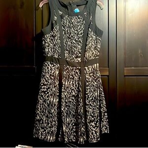 Banana Republic Black and Gray Dress